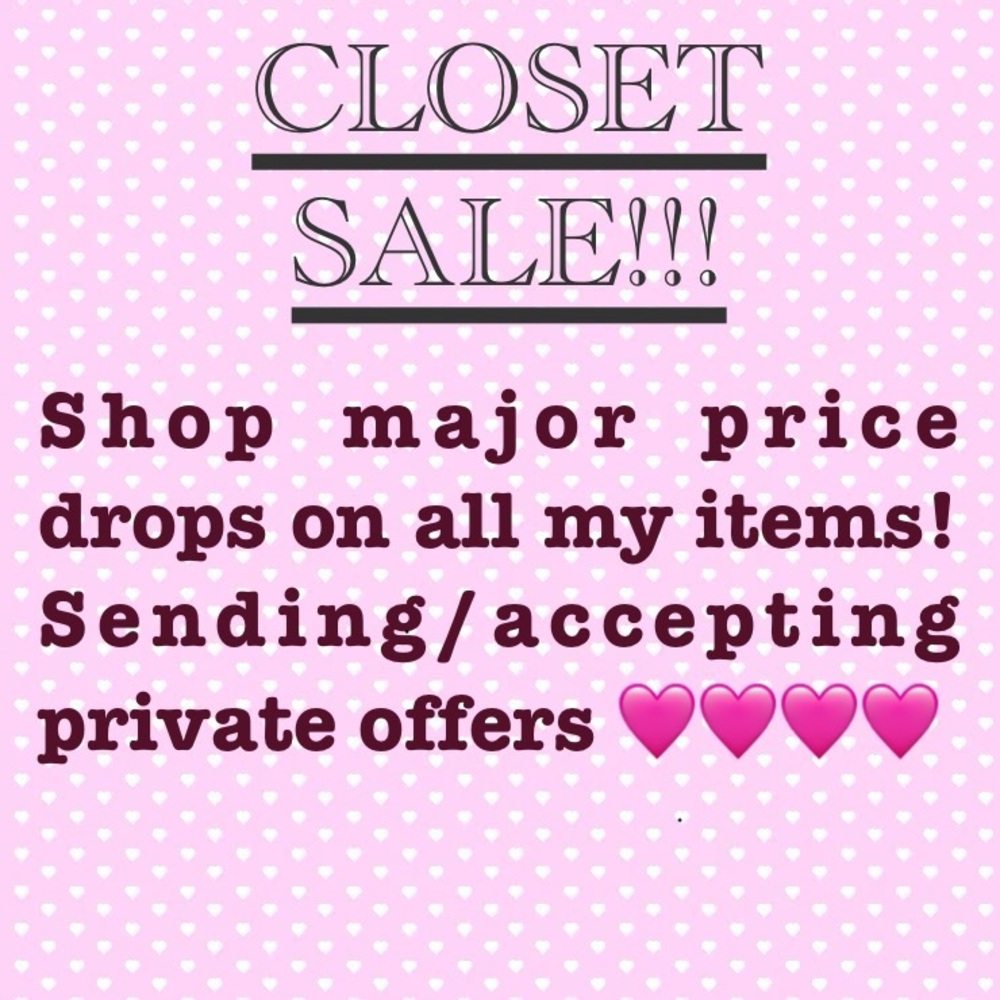 CLOSET SALE!!!